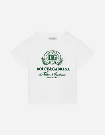 Dolce & Gabbana Dolce&Gabbana 徽标平纹针织 T 恤 版画 L1JTEYII7EA