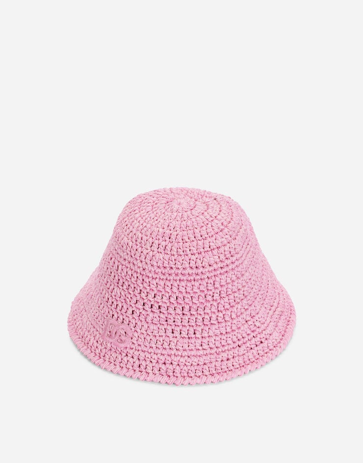 Dolce & Gabbana Chapeau en coton travaillé au crochet Multicolore LBKH85JACV2