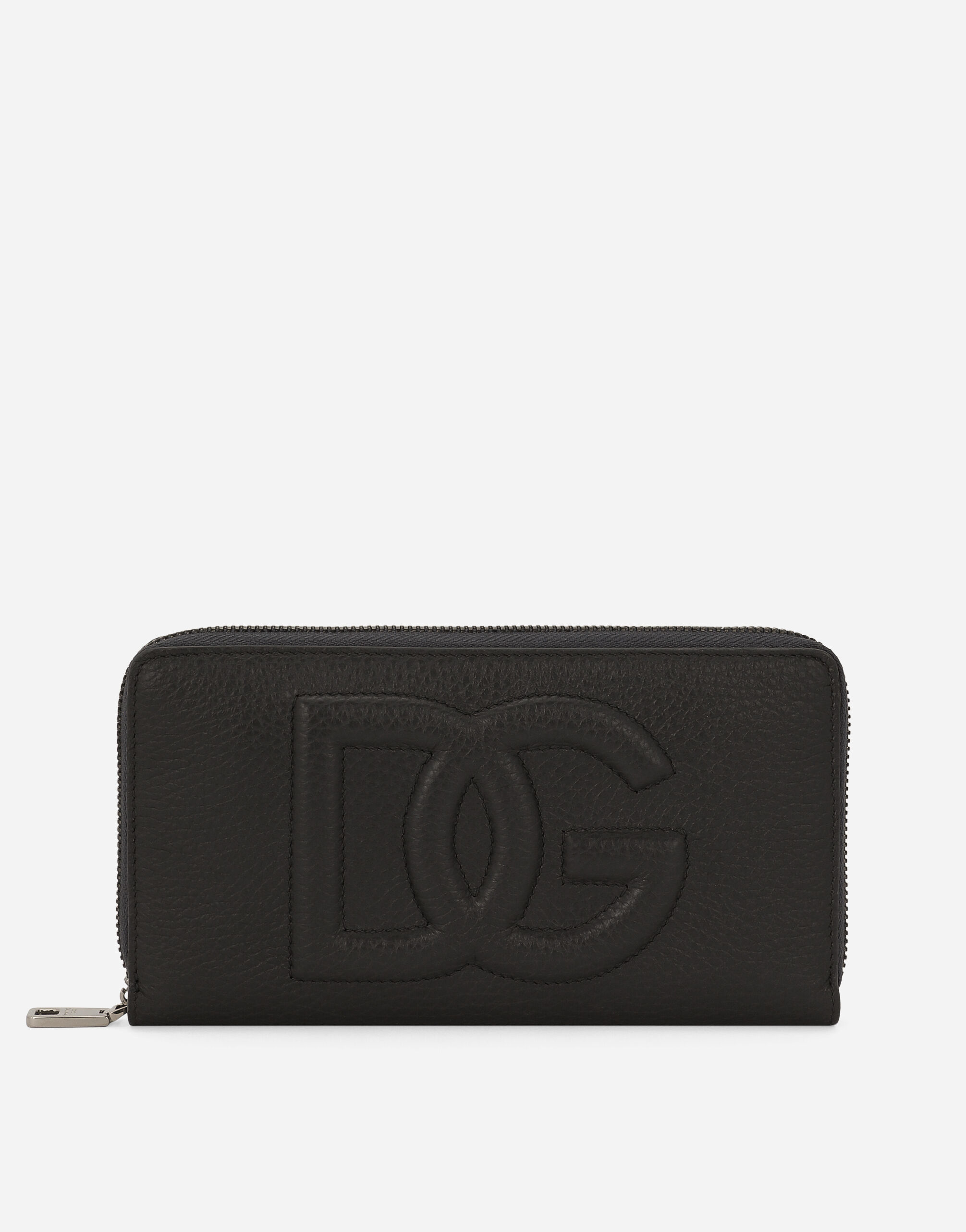 Dolce & Gabbana Zip-around DG Logo wallet Black BP3309A8034