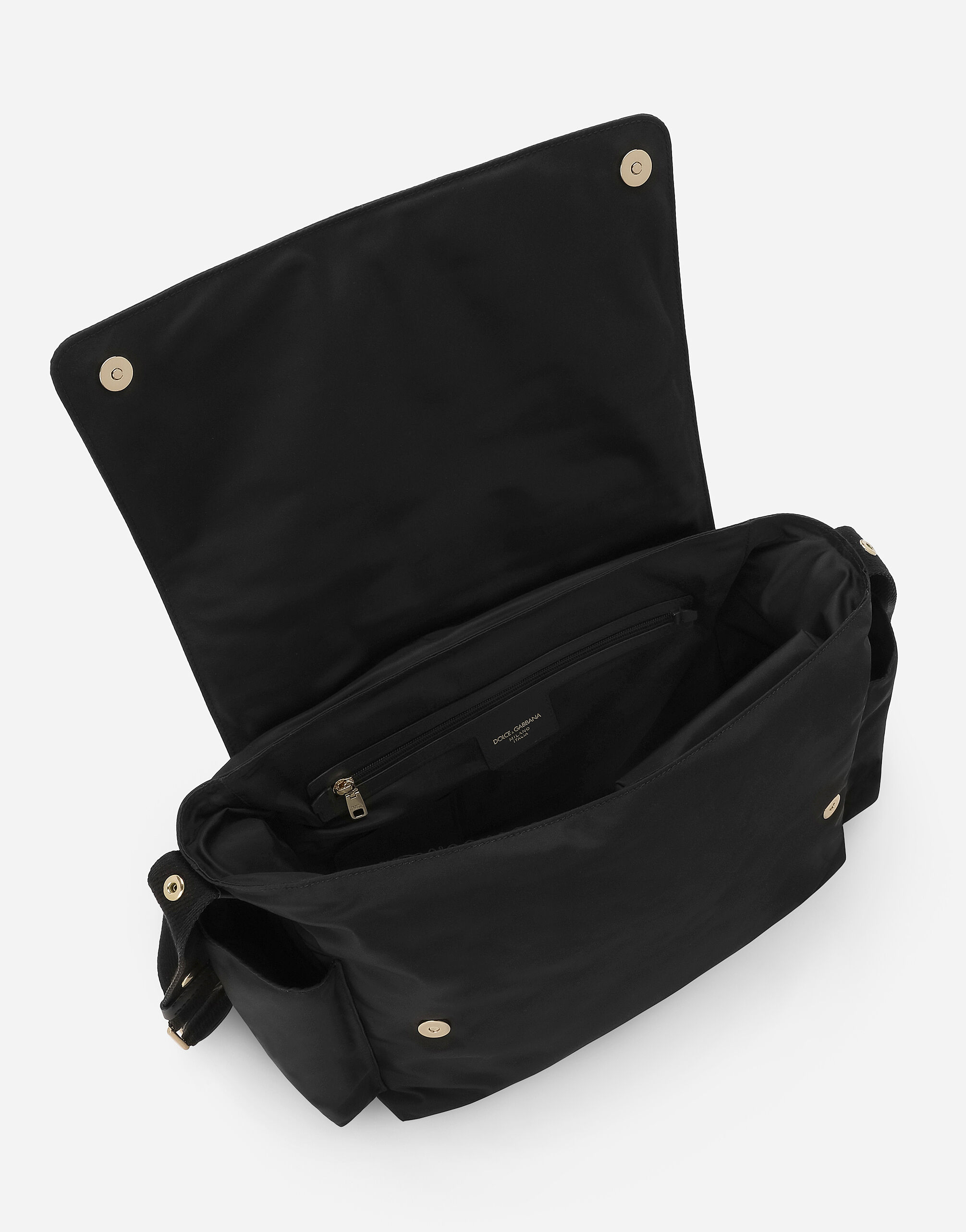 Nylon changing mat bag in Black for Women | Dolce&Gabbana® US