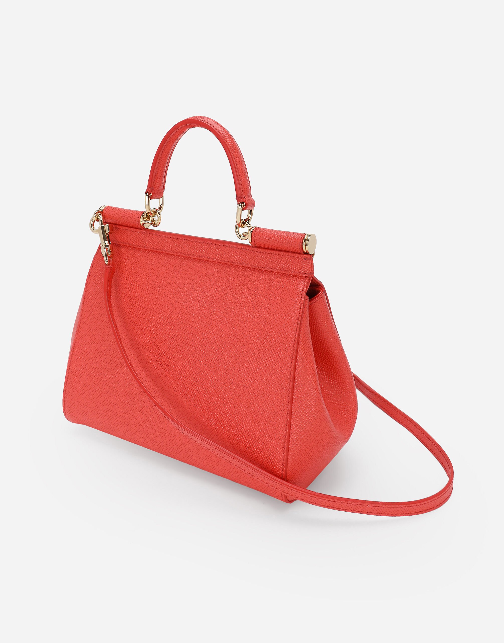 Medium Sicily handbag in Orange for Women | Dolce&Gabbana® US