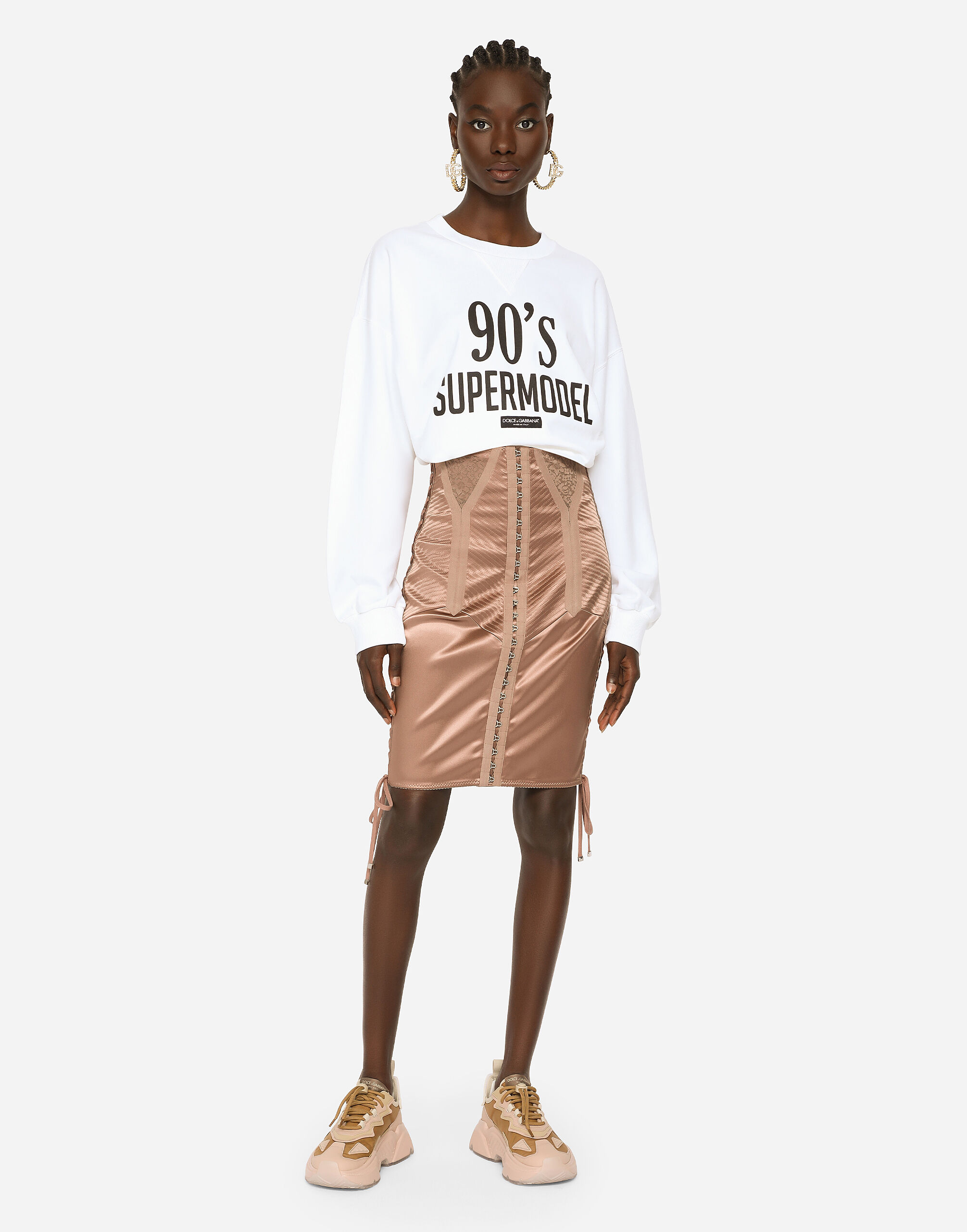 90s satin skirt store