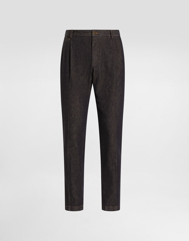 Dolce & Gabbana Chinos en denim Dolce & Gabbana Chinos en denim Multicolor GP13KDG8PF6