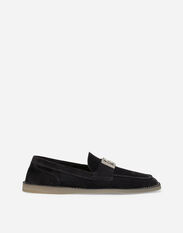 Dolce & Gabbana Suede loafers Black A80397AO602