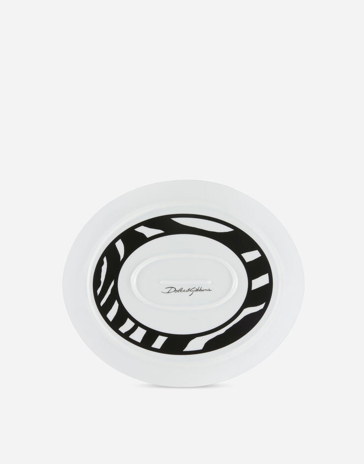 Dolce & Gabbana Servierplatte aus Porzellan Mehrfarbig TC0090TCA47