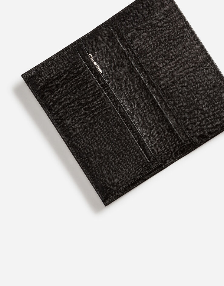 Dolce & Gabbana Dauphine calfskin zip-around wallet Black BP1670AI359