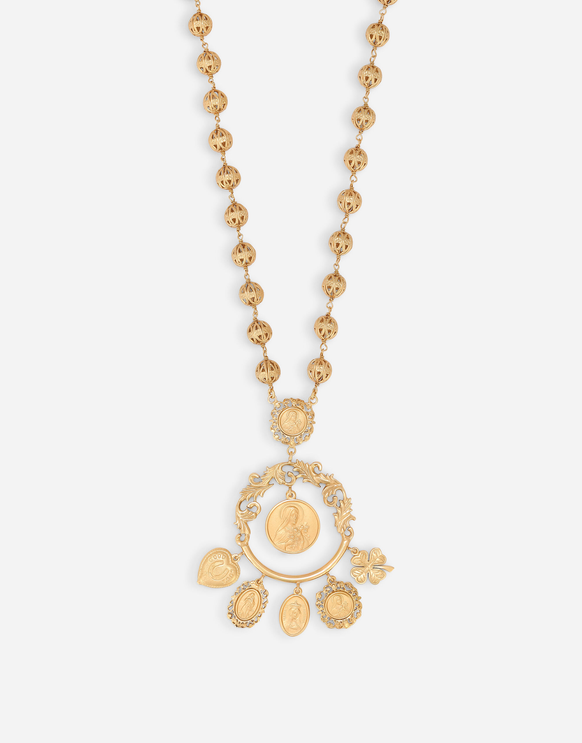Dolce and gabbana gold necklace top