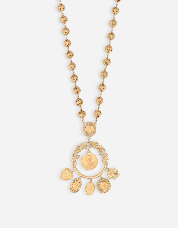 Dolce & Gabbana Long necklace with decorative details 金 WNG2C1W0001