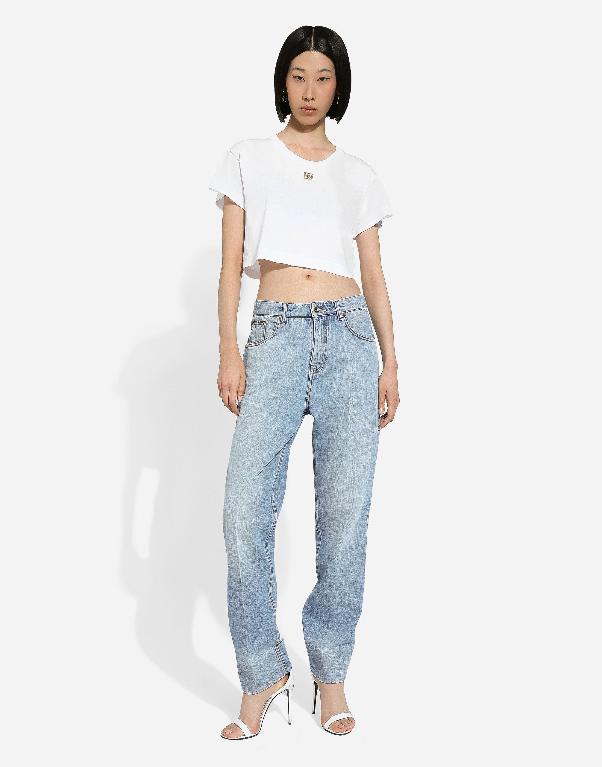 デニム・ジーパン DOLCE & GABBANA Woman Jeans Denim FTCGNDG8JU7 S9001 FTC3CD-G8KQ2-S9001-