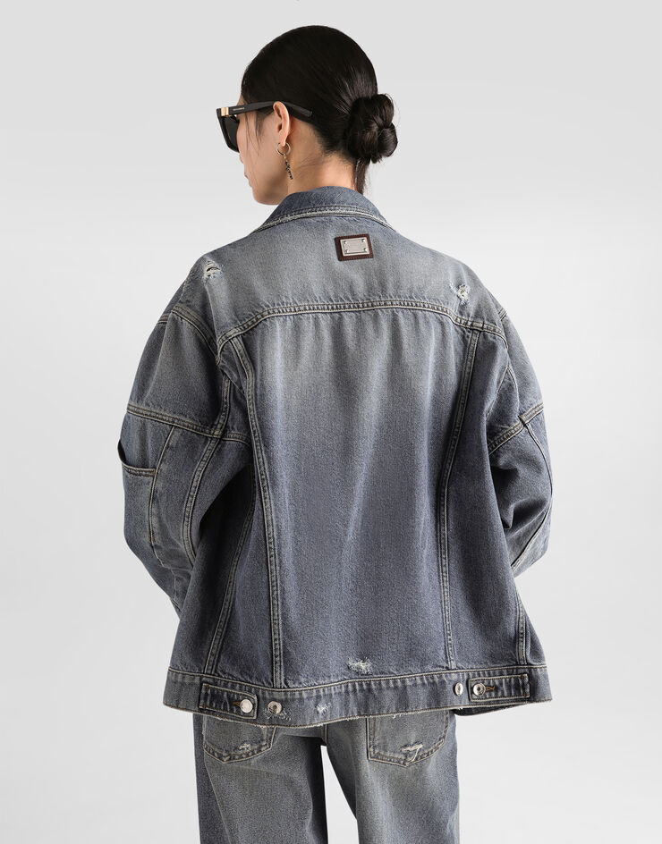Dolce & Gabbana Denim jacket Multicolor F9U77DG8PR5