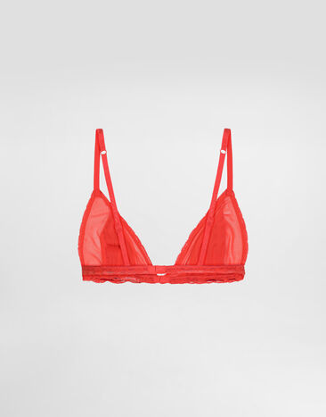 Dolce & Gabbana Satin bra Orange O1F45TONP15