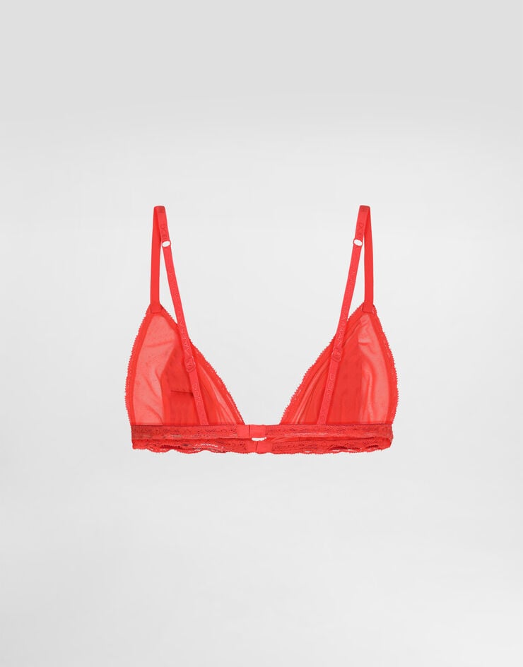 Dolce & Gabbana Satin bra Orange O1F45TONP15