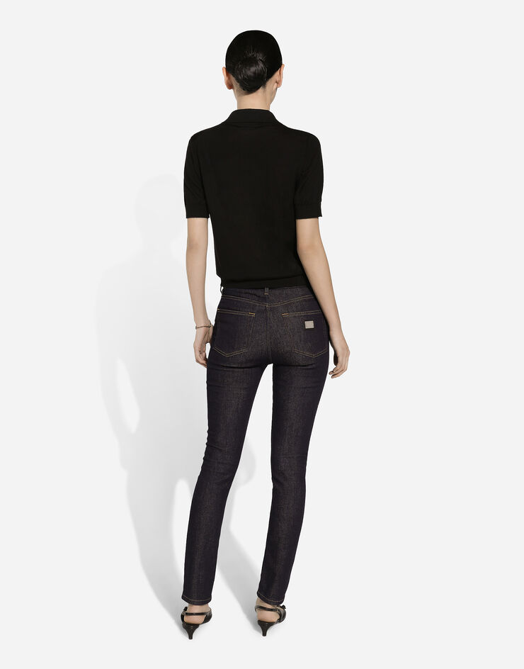 Dolce & Gabbana Skinny cotton denim Audrey jeans Multicolor FTC67DG8LT2