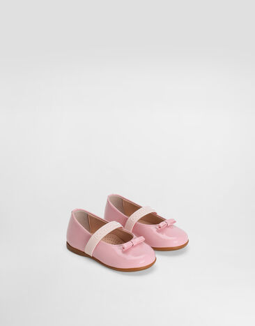 Dolce & Gabbana Patent leather ballet flats Pink D20093A4831