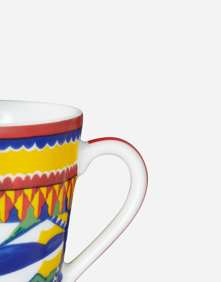 Dolce & Gabbana Mug aus Porzellan Mehrfarbig TC0096TCA22