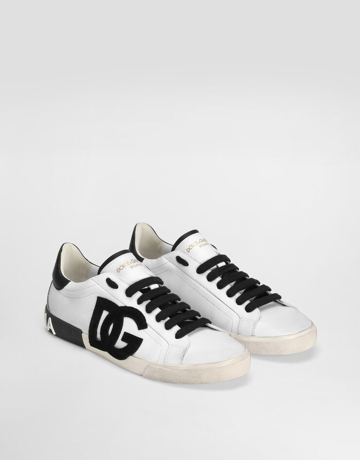 Dolce&Gabbana Calfskin Portofino Vintage sneakers Multicolor CS2203AO277