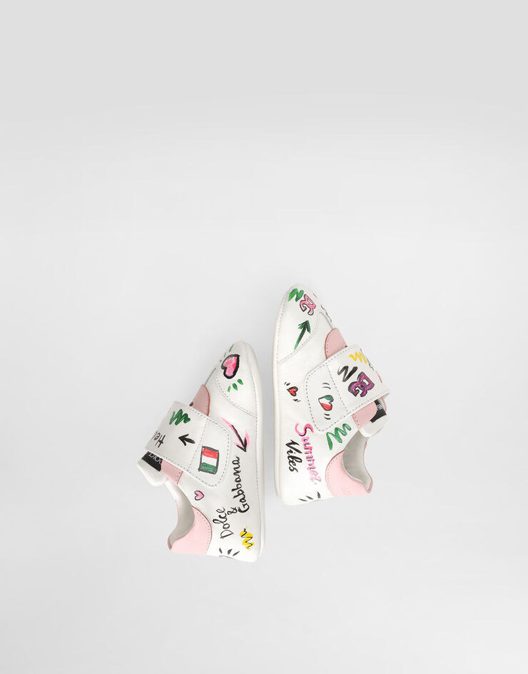 Dolce & Gabbana Printed lambskin sneakers Multicolor DK0109AS828