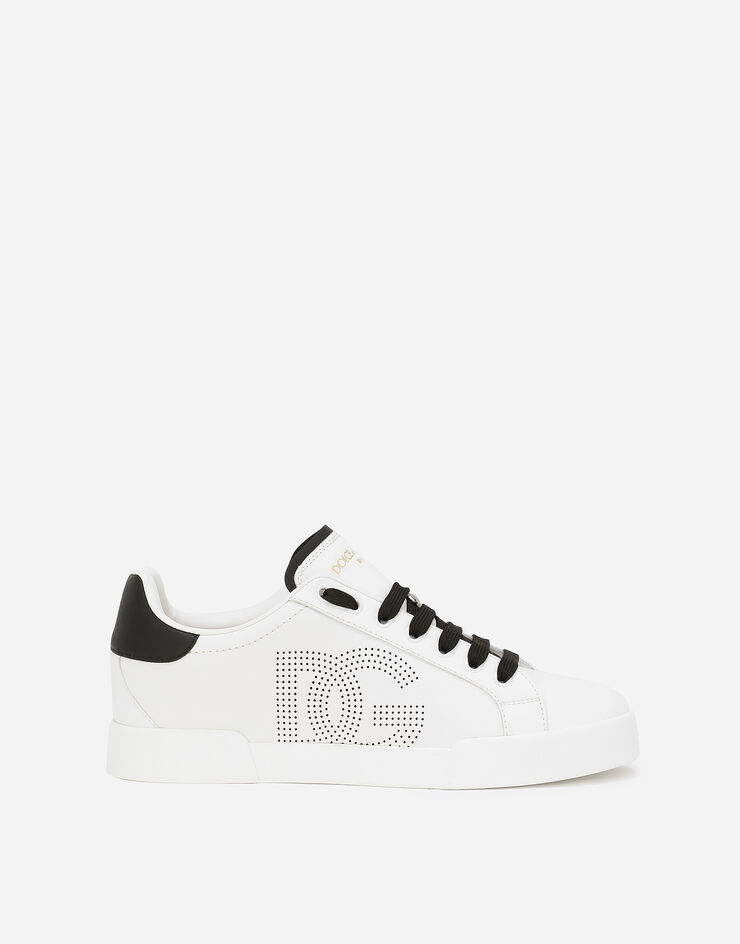 Dolce & Gabbana Sneaker Portofino aus Kalbsleder Mehrfarbig CK2277AV066