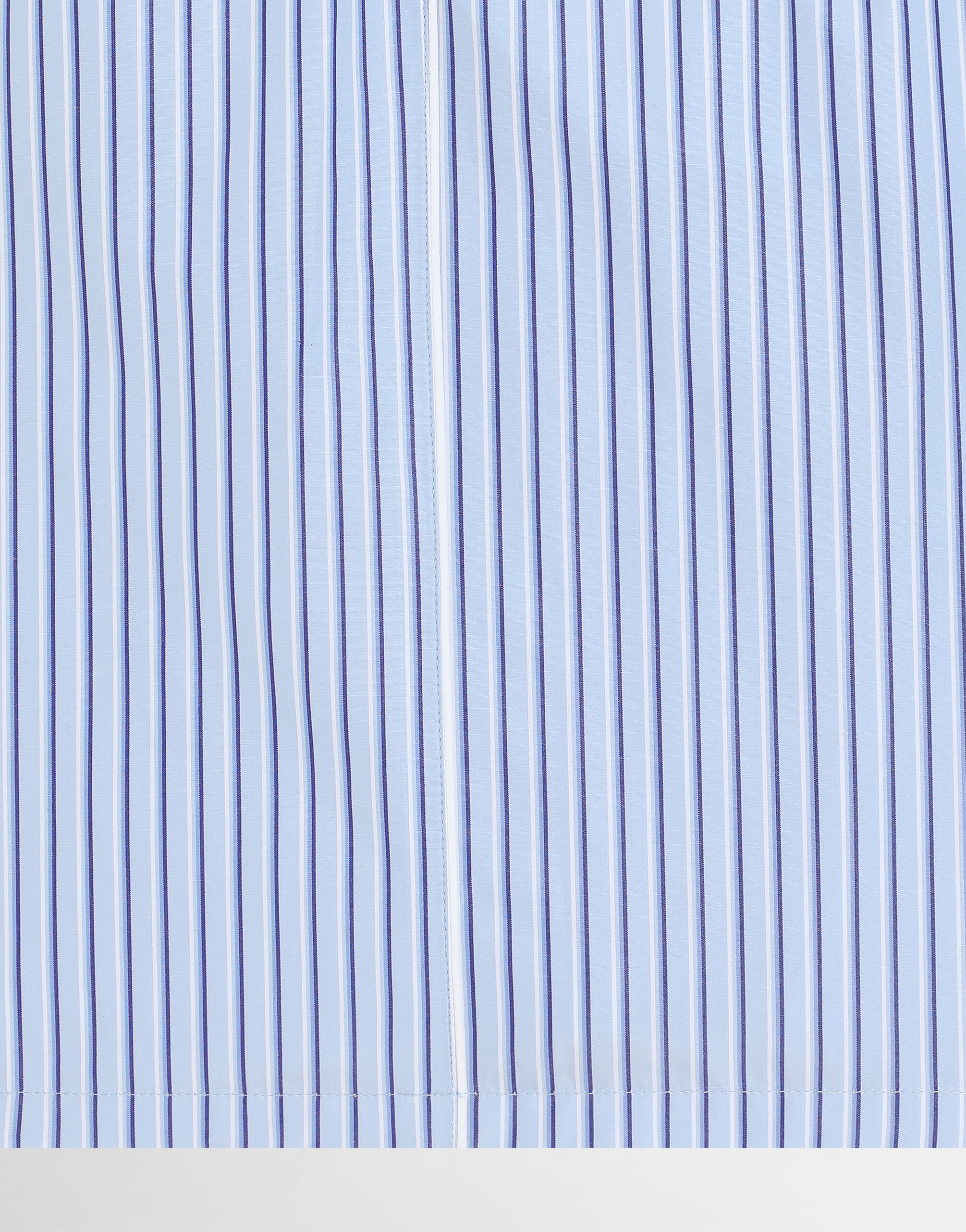 Striped poplin bermuda shorts - thumbnail 4