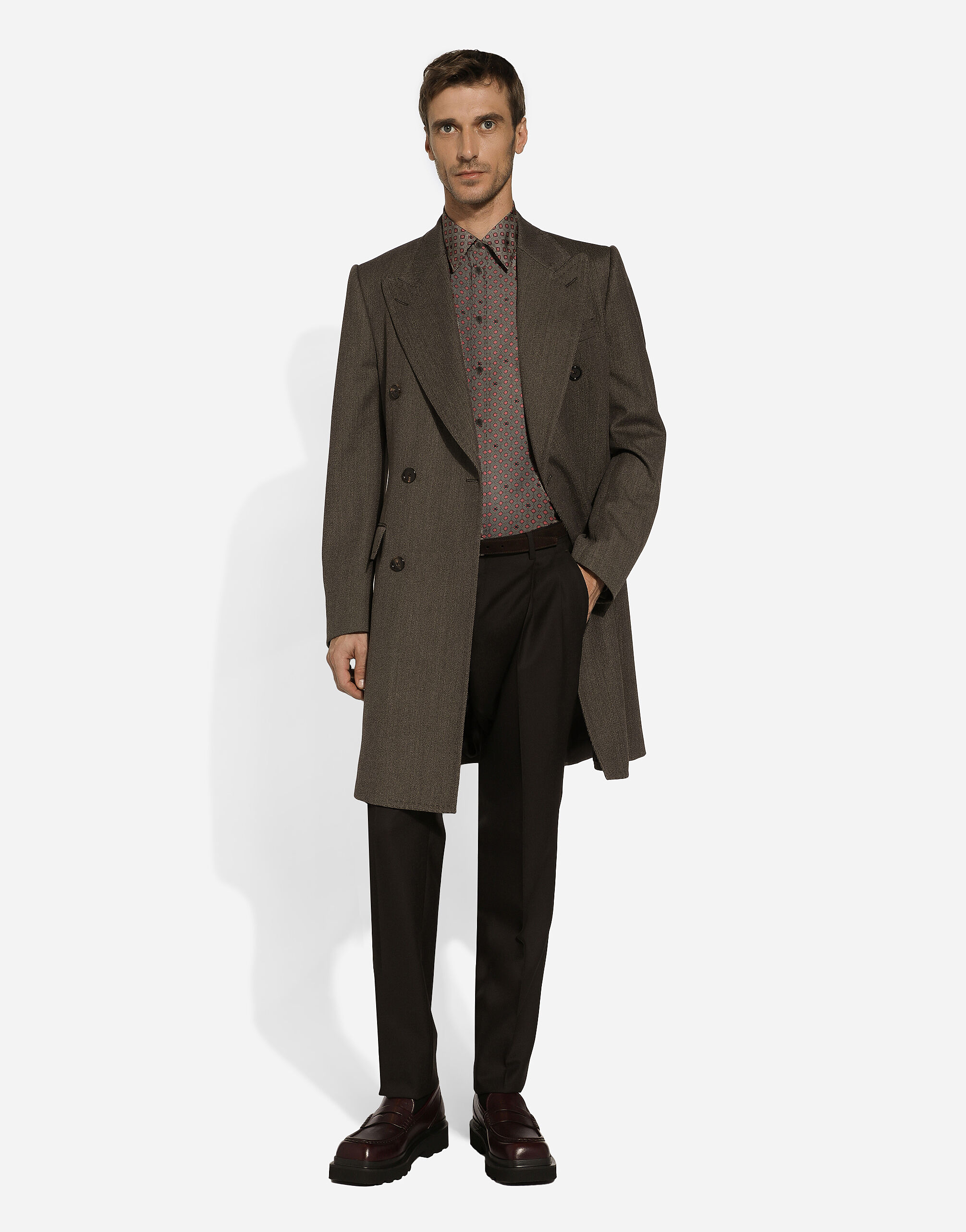 Multicolorのメンズ ネクタイプリント マルティーニフィット シルク