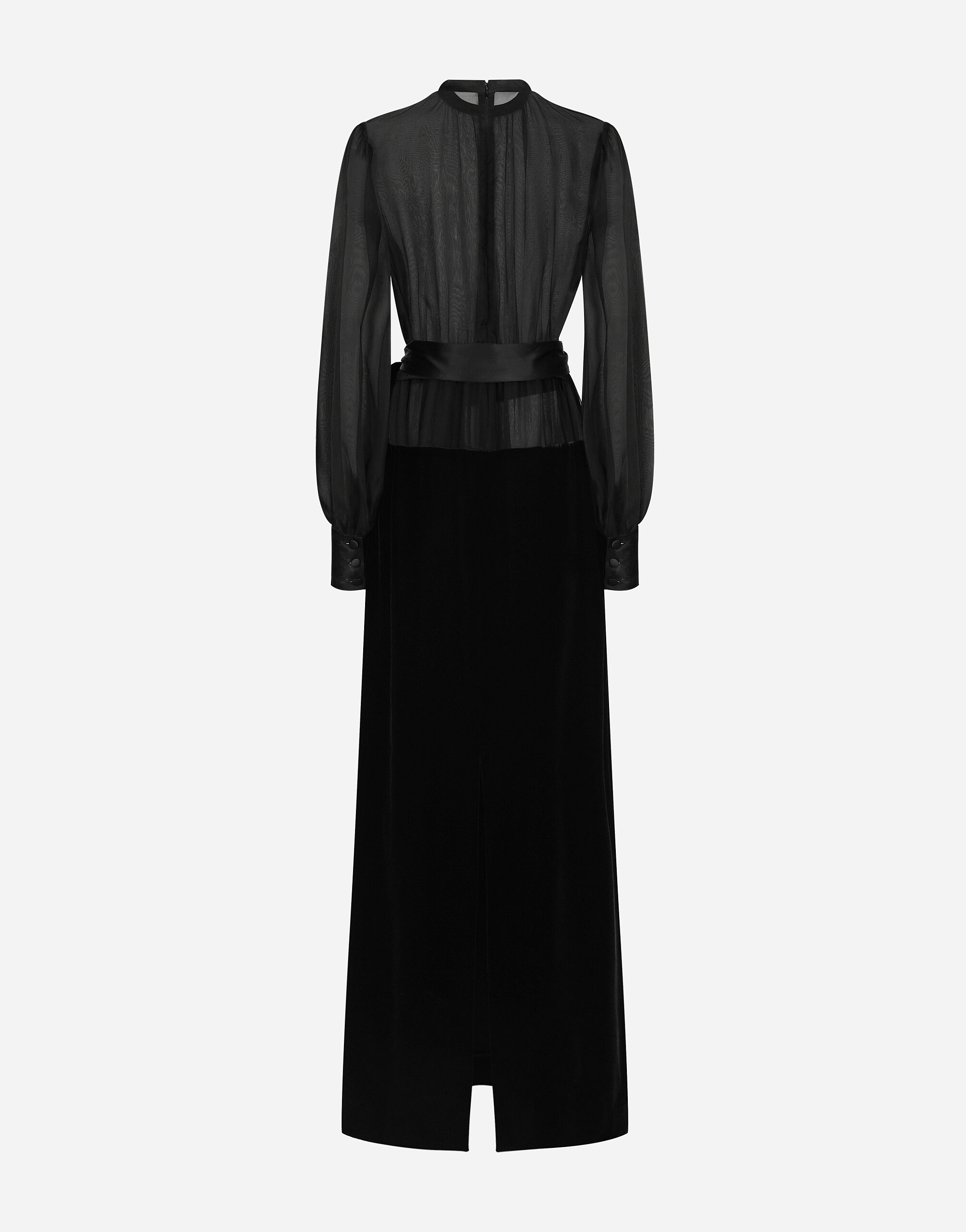 【送料&関税込】Dolce & Gabbana Black Organza Mini Dress Satin corset minidress in Black for Women | Dolce&Gabbana® US