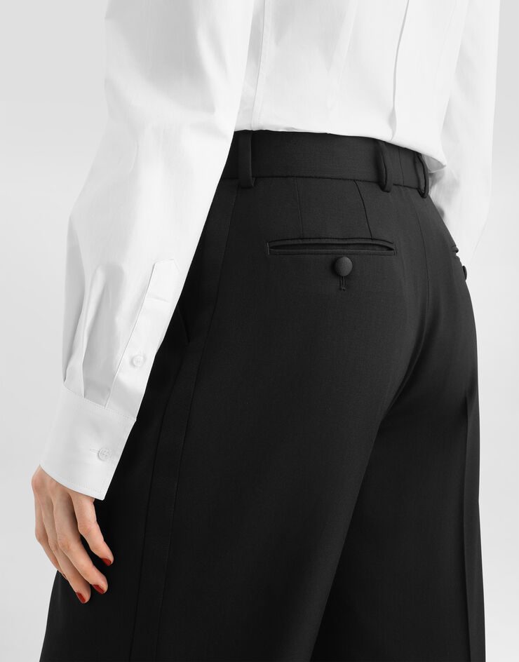 Dolce & Gabbana Wool trousers Dolce & Gabbana Wool trousers Black FTDLLTFUBGC