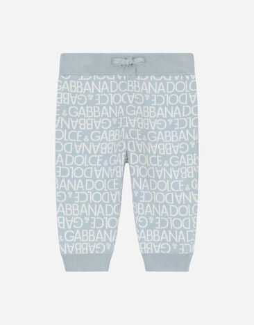 Dolce & Gabbana Pantalon de jogging en maille jacquard Imprimé L1JQS2HS7OD