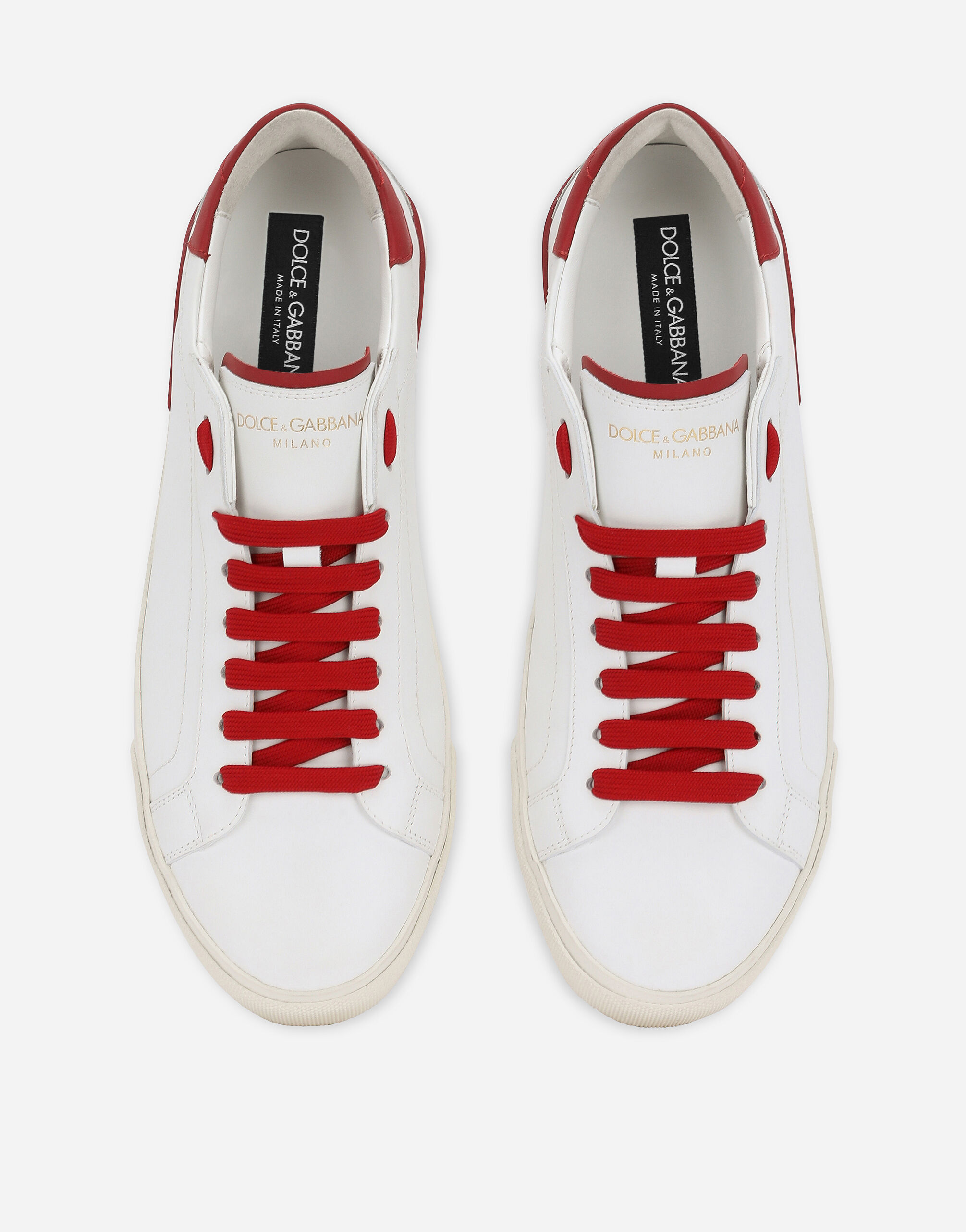 Calfskin Portofino Vintage sneakers in Multicolor for Men