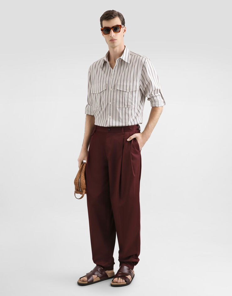 Dolce & Gabbana Striped martini shirt Multicolor G5OC8TFR51H