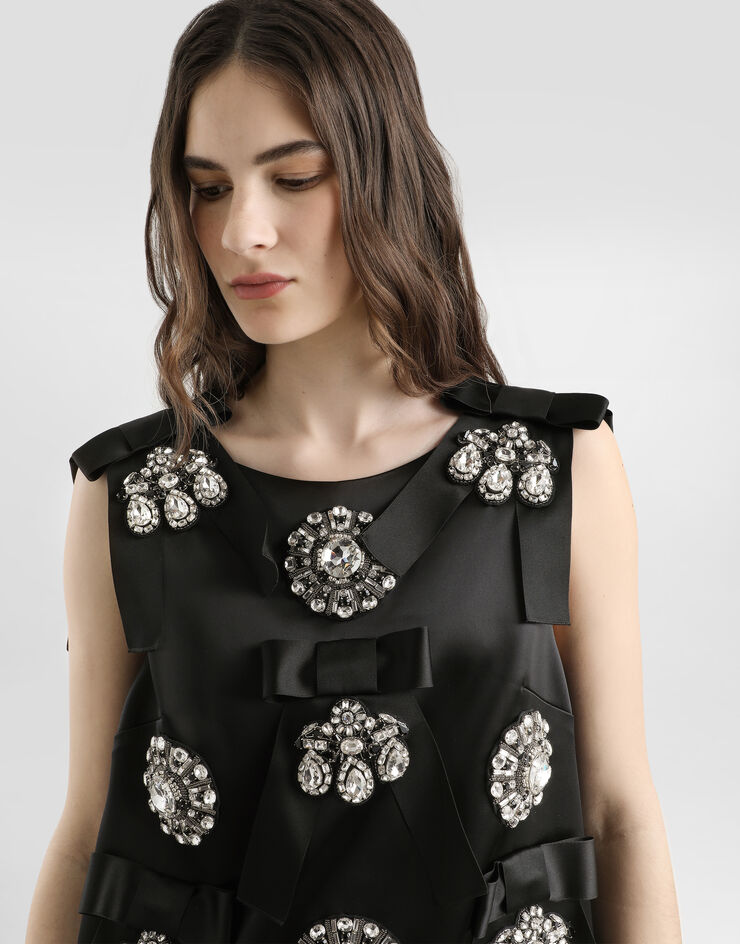 Dolce & Gabbana Dress with embroidery Multicolor F60E9ZGDDIJ