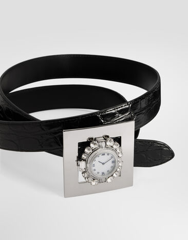Dolce & Gabbana Caiman belt Black BC5014A2J68