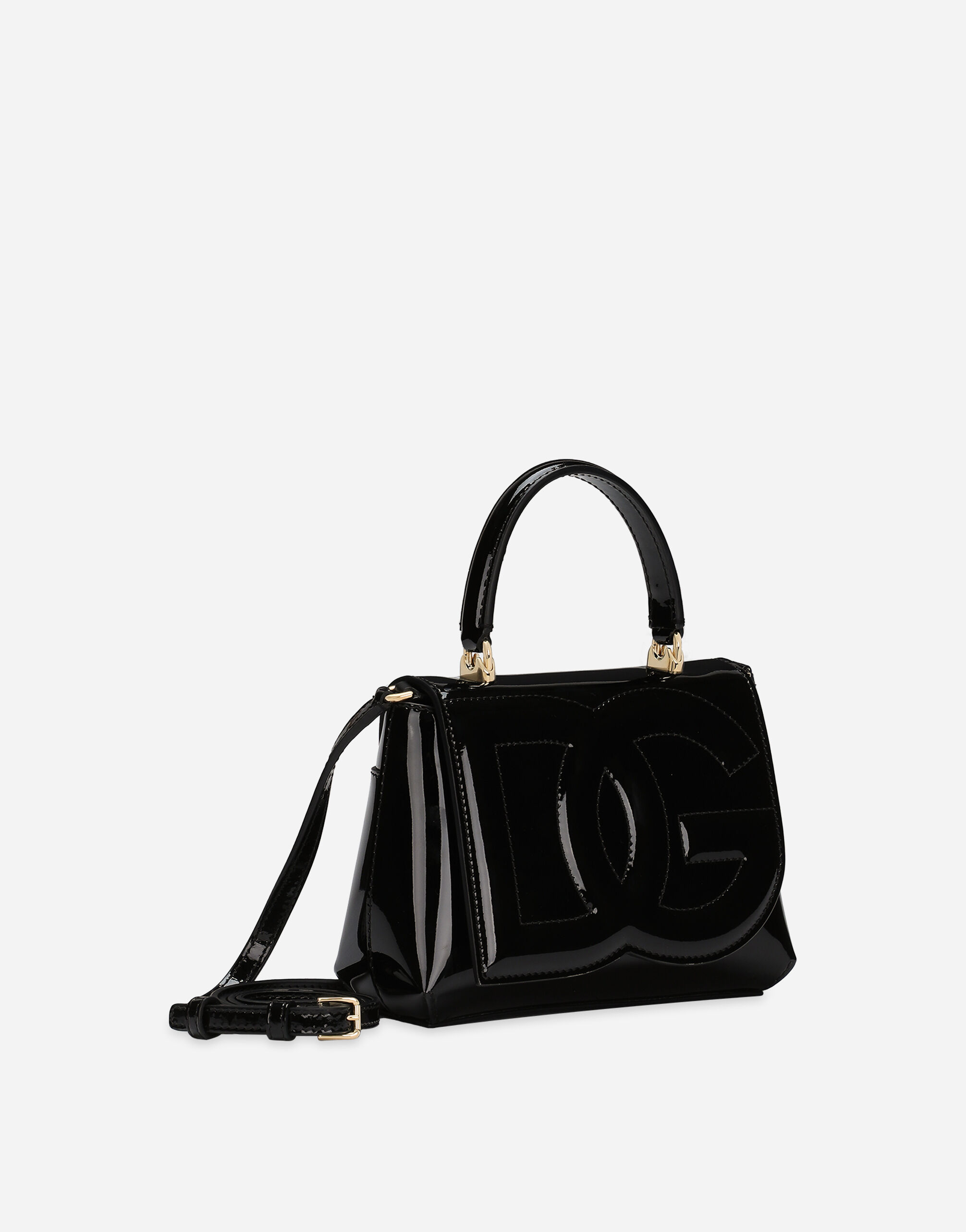ブラックのウィメンズ DG Logo Bag top-handle bag | Dolce&Gabbana®