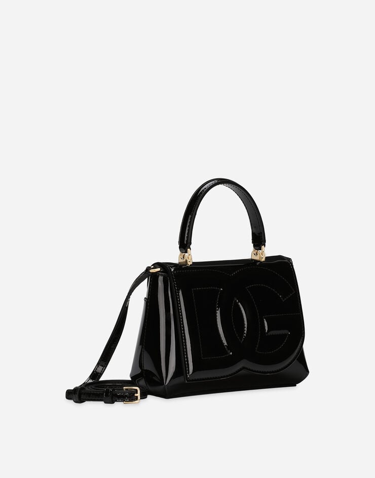 Dolce & Gabbana DG Logo Bag 顶部手柄手袋 黑 BB7568A1471