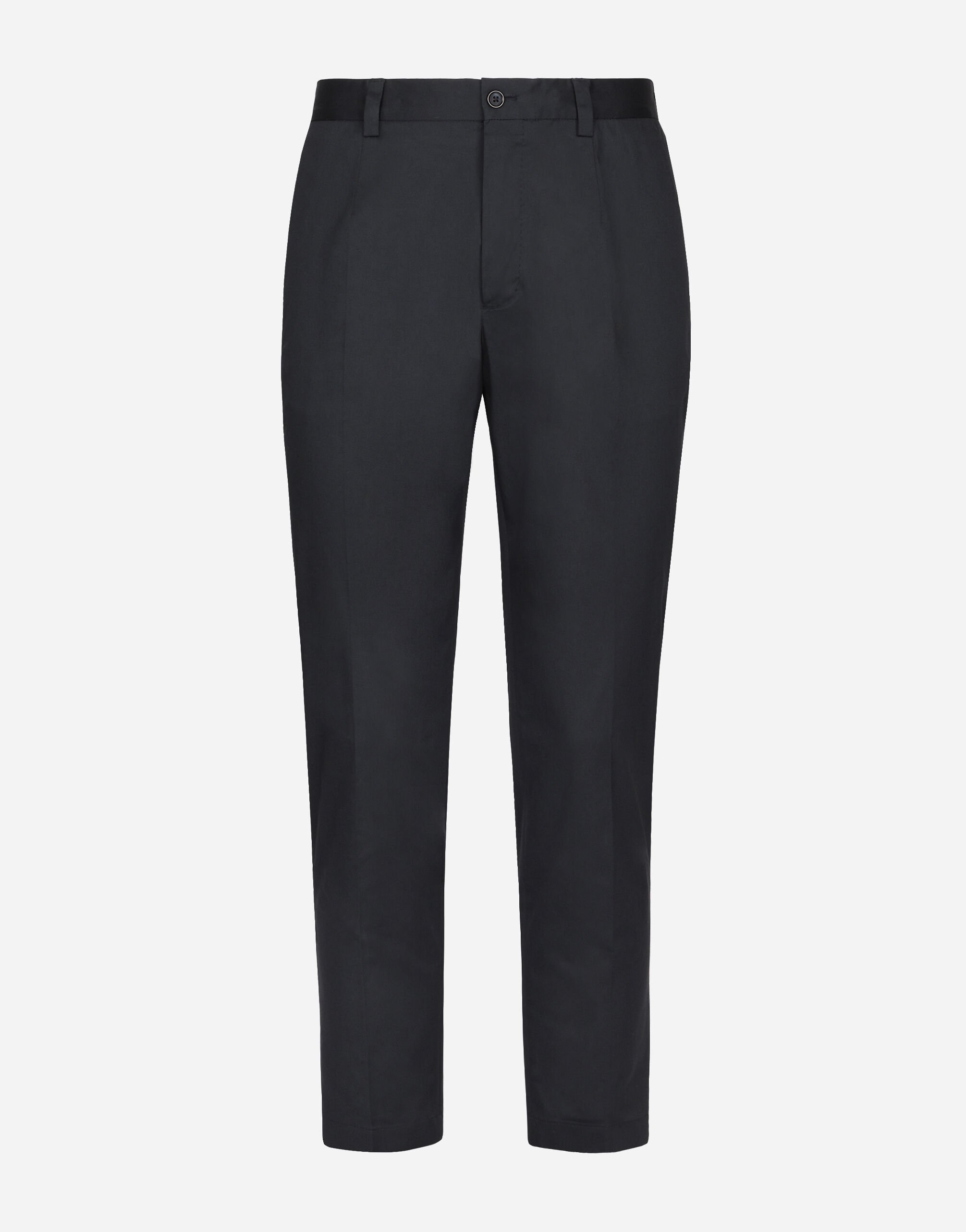 Dolce & Gabbana Stretch cotton pants Black G8PL4TG7F2H