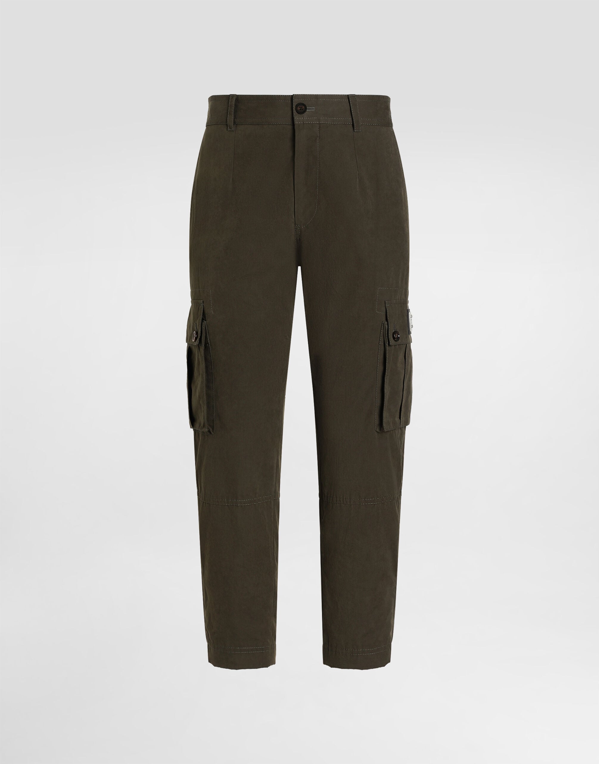 Waxed faille trousers in Brown for Men | Dolce&Gabbana® US
