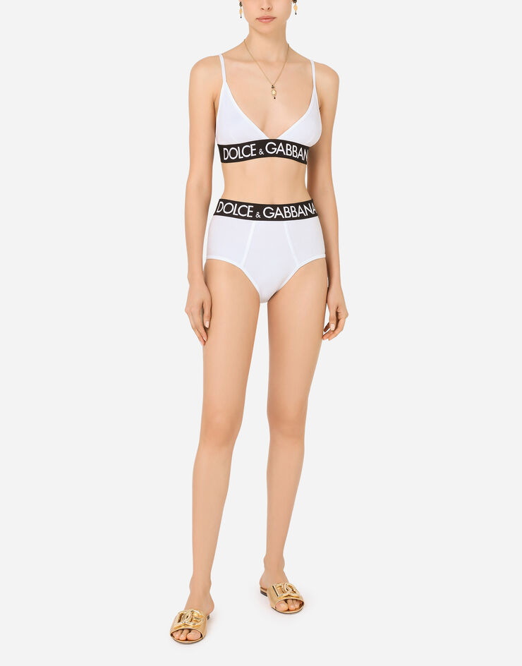 Dolce & Gabbana SLIP ALTO Bianco O2B85TFUEEY