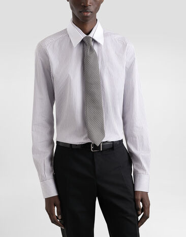 Dolce & Gabbana Micro-design jacquard tie Multicolor GT147EG0JSB
