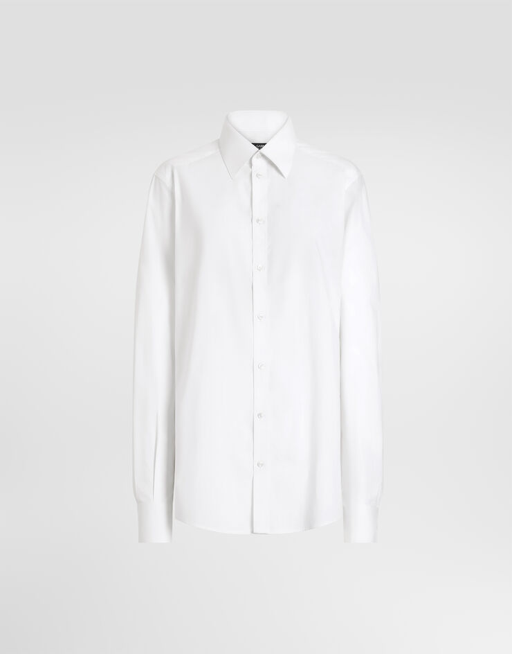 Dolce & Gabbana Cotton poplin shirt Dolce & Gabbana Cotton poplin shirt White F5V34TFU5WO