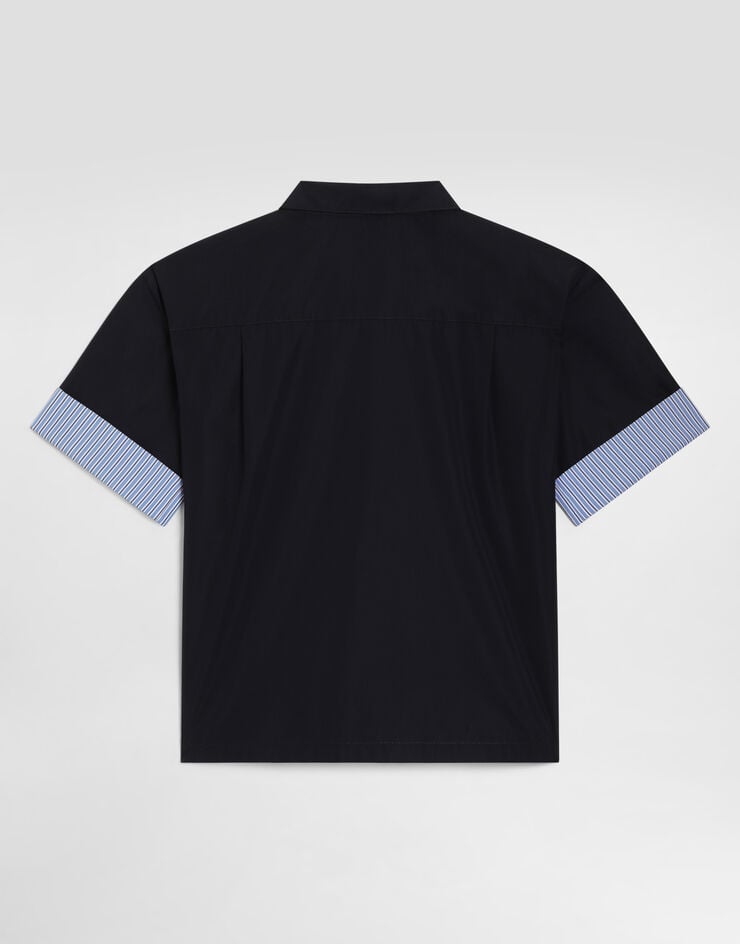 Dolce & Gabbana Cotton poplin shirt Blue L45S10FU5ZE
