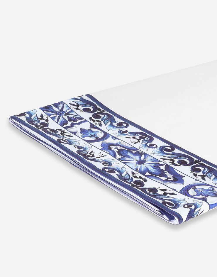 Dolce & Gabbana Cotton Sateen Flat Sheet Multicolor TCE047TCAKF