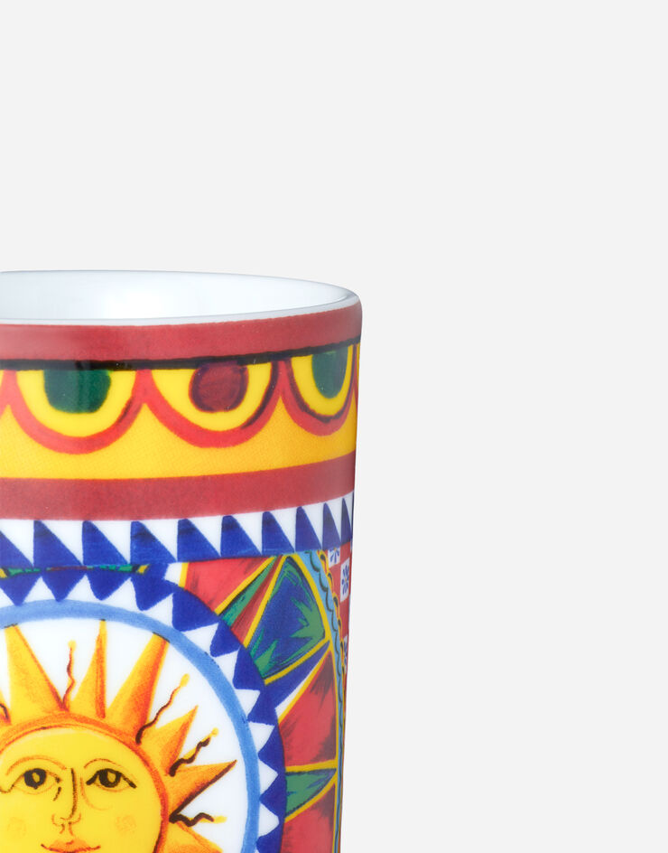 Dolce & Gabbana Vaso de agua de porcelana Multicolor TCB031TCA21