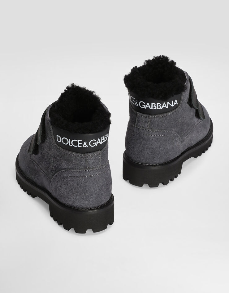Dolce & Gabbana Velour fabric boots  DL0095A3M42