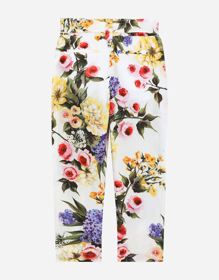 Dolce & Gabbana Garden-print poplin pants プリ L53P22HS5Q5