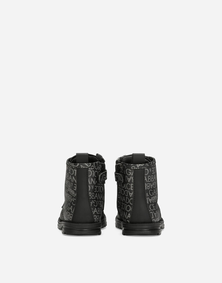 Dolce&Gabbana Printed calfskin ankle boots Black DL0071AL555