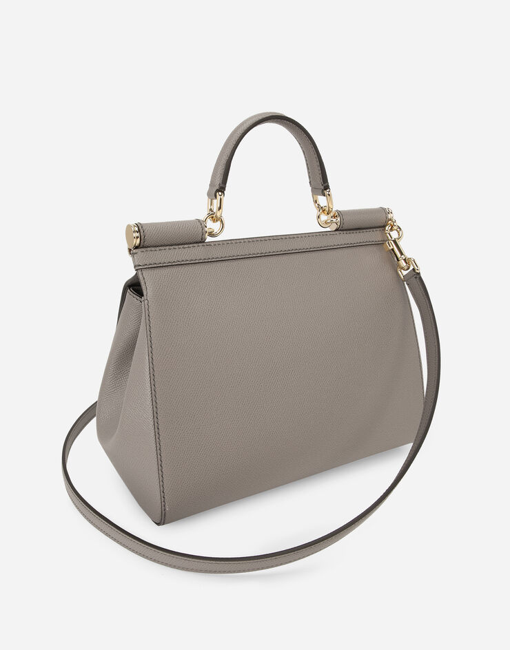 Dolce & Gabbana Henkeltasche Sicily groß Grau BB6002B1001