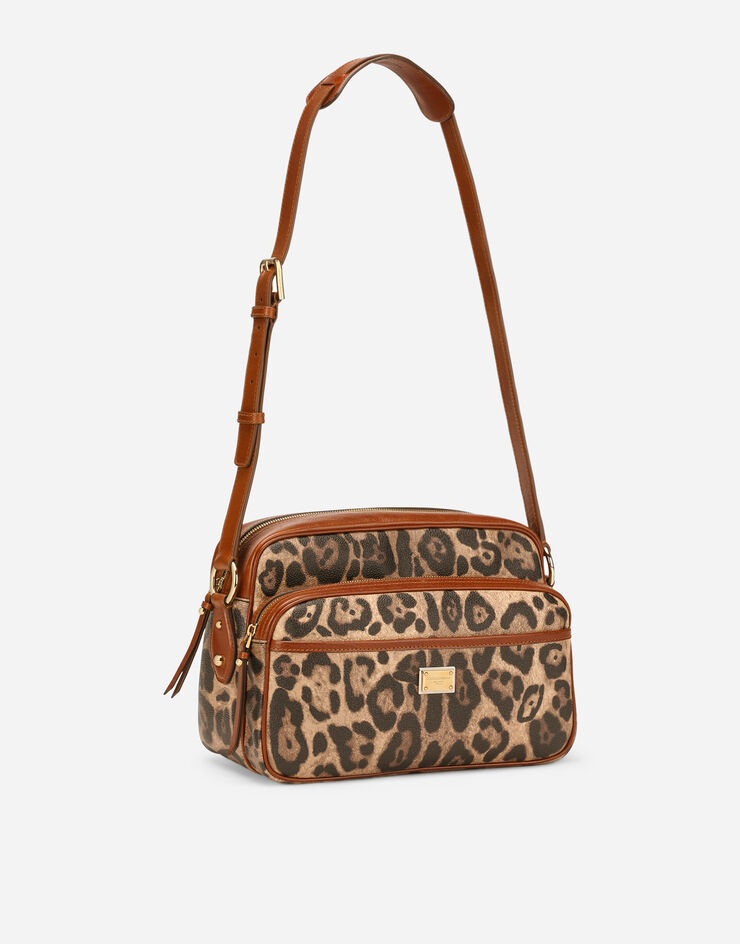 Dolce & Gabbana حقيبة يد كريسبو بطبعة فهد وبطاقة موسومة متعدد الألوان BB2210AW384