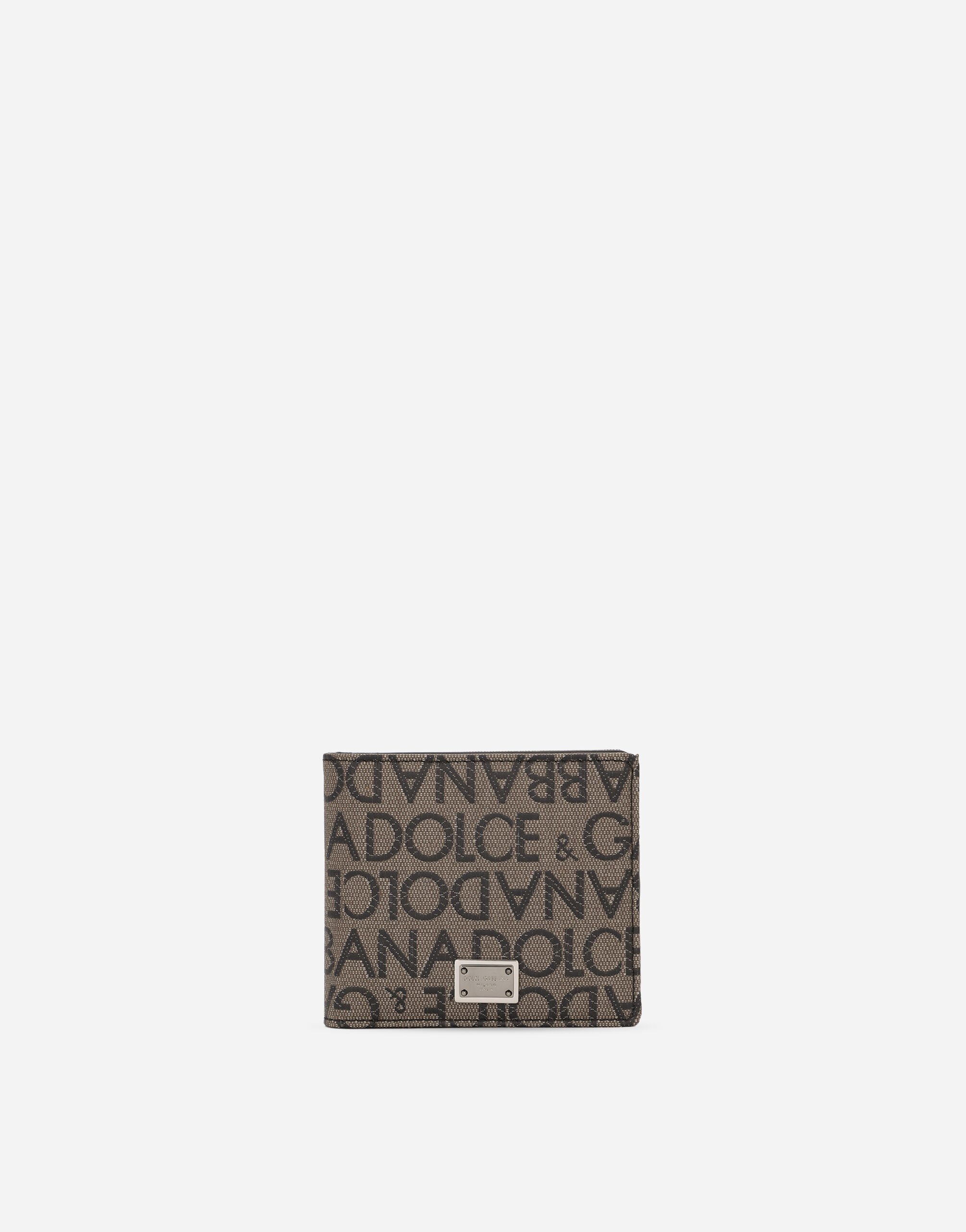 Dolce & Gabbana Jacquard Wallet Black BP3287AG218