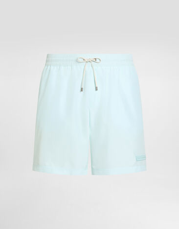 Dolce & Gabbana Canvas swim boxer shorts Multicolor M4F63TON0DK