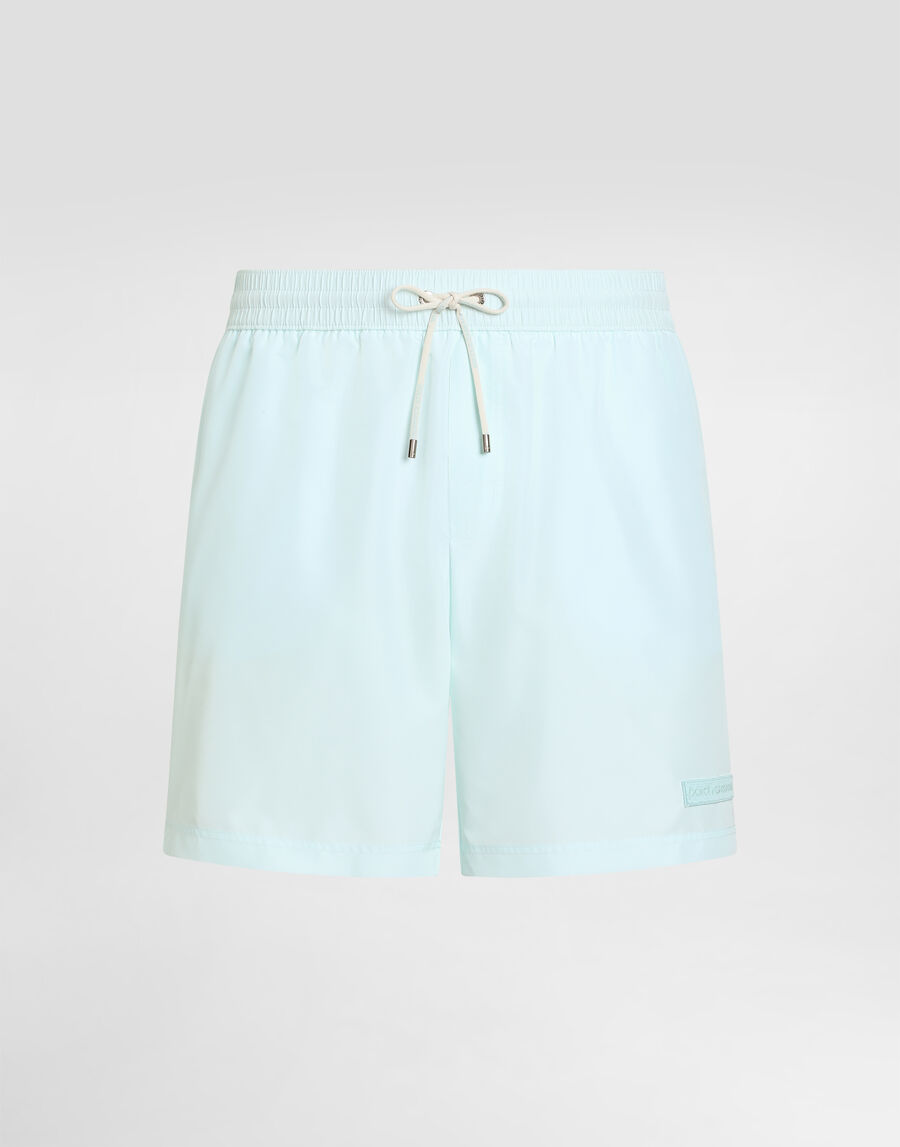 Canvas swim boxer shorts