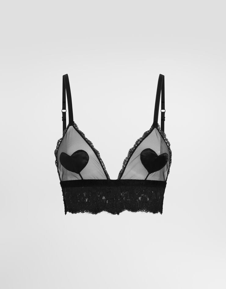 Dolce & Gabbana Tulle and lace bra Dolce & Gabbana Tulle and lace bra Black O1D09TON0CL